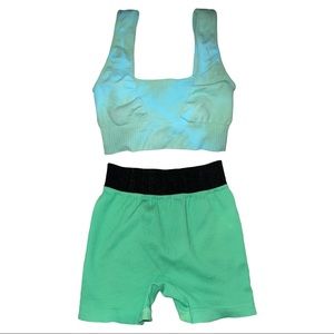 NEW Free People Good Karma Crop top & Prajna Shorts Set